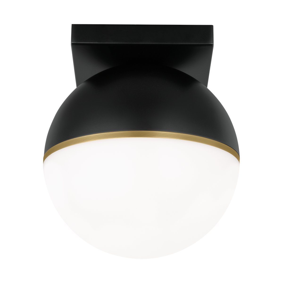 Akova Flush Mount Matte Black/Aged Brass 2700K 90 CRI led 90 cri 2700k 120v