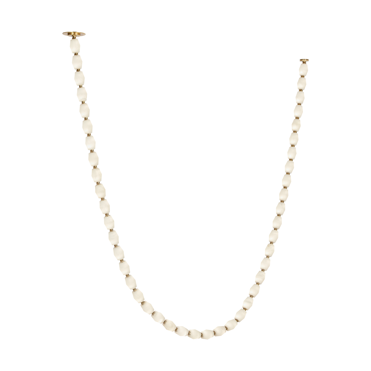 Collier Alabaster 132 Chandelier in Hand-Rubbed Antique Brass 3000K Remote 120V