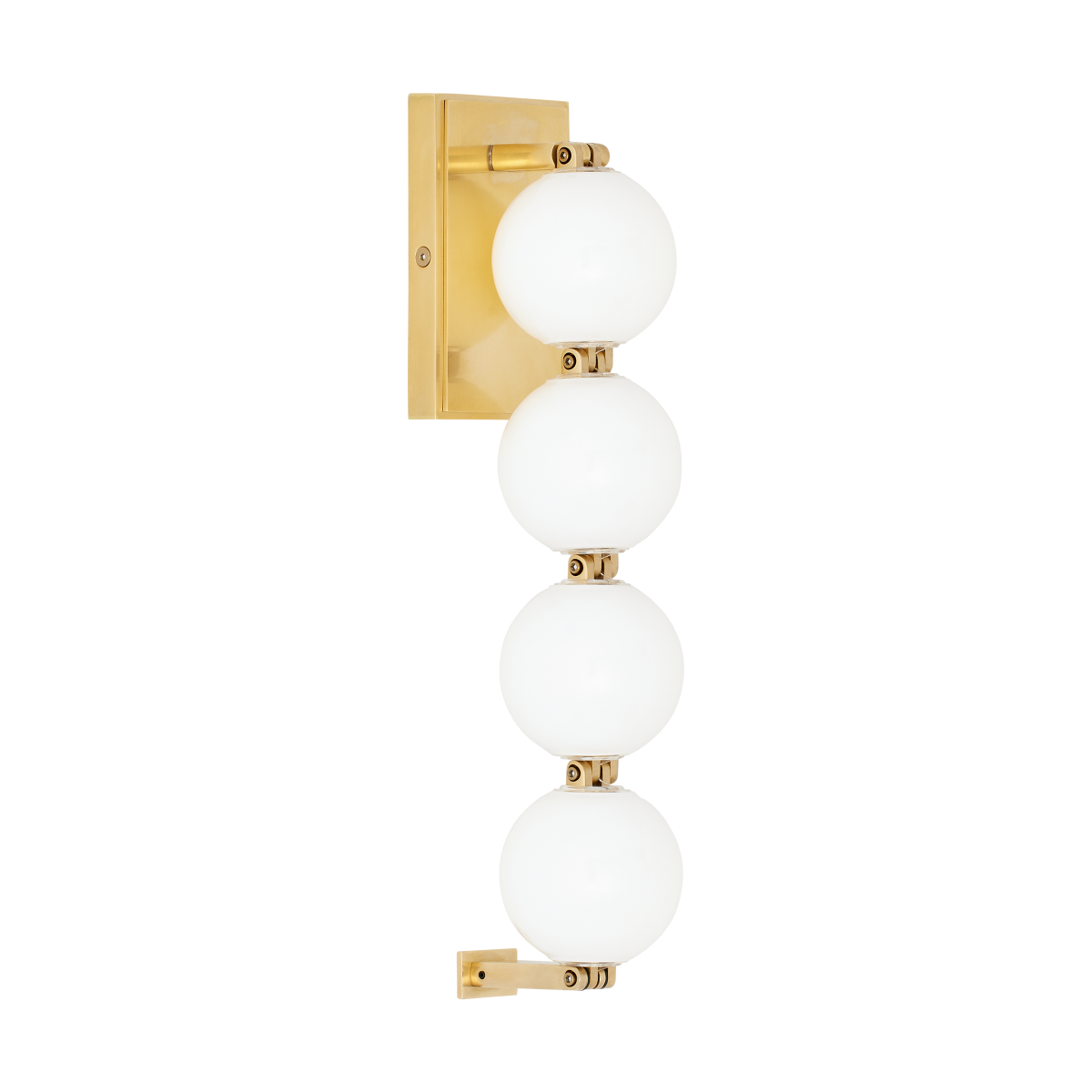 Perle 15 Sconce natural brass 2700K 90 CRI