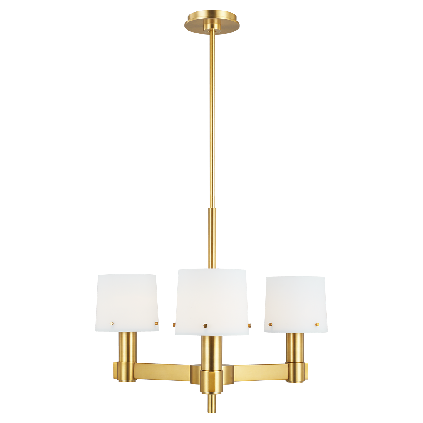 Palma Small Chandelier Burnished Brass