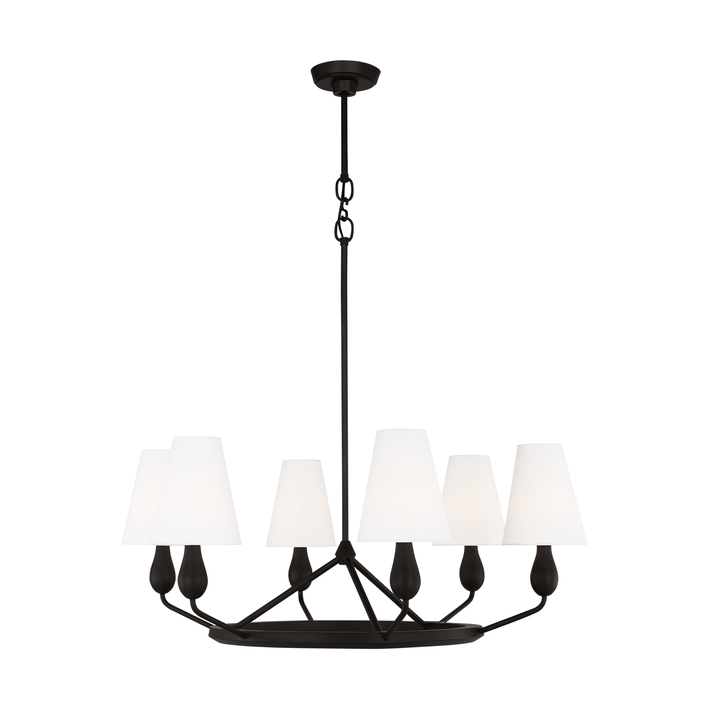 Ziba Medium Chandelier - TC1186 | Visual Comfort