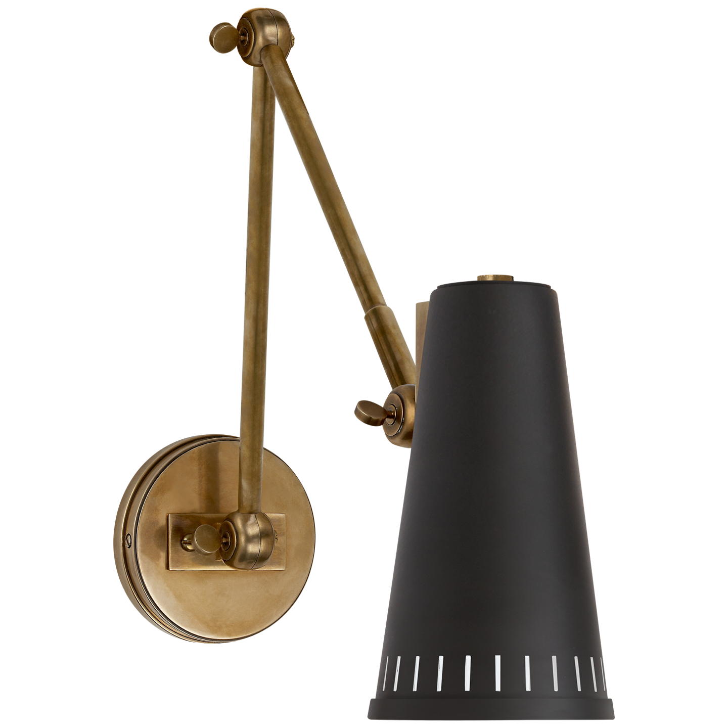 Antonio Adjustable Two Arm Wall Lamp - Thumbnail 3