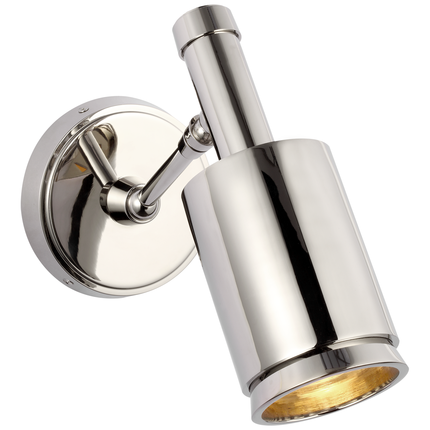 Anders Small Articulating Wall Light in Polished Nickel