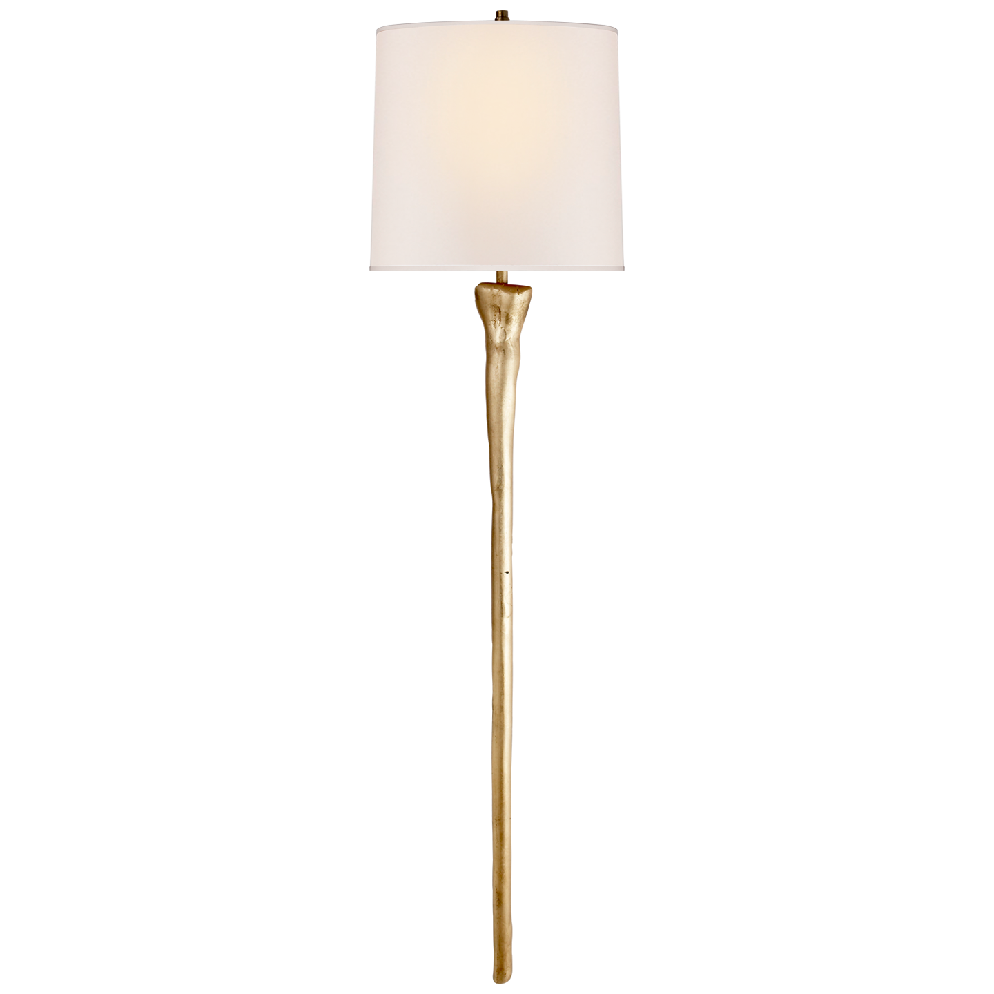 Sierra Tail Sconce in Gild with Natural Paper Shade