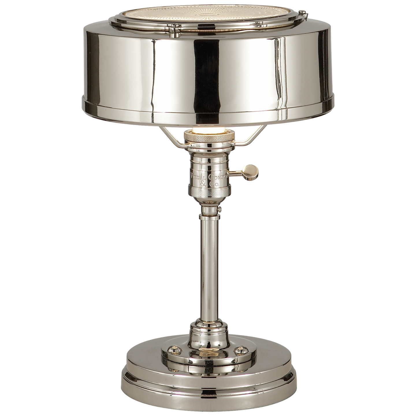 Henley Task Lamp in Polished Nickel Open Box