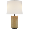 Minx Large Table Lamp in Yellow Oxide with Linen Shade