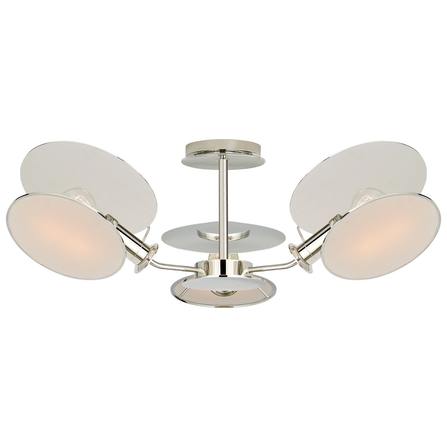 Osiris Medium Reflector Semi-Flush Mount - TOB4290 | Visual Comfort