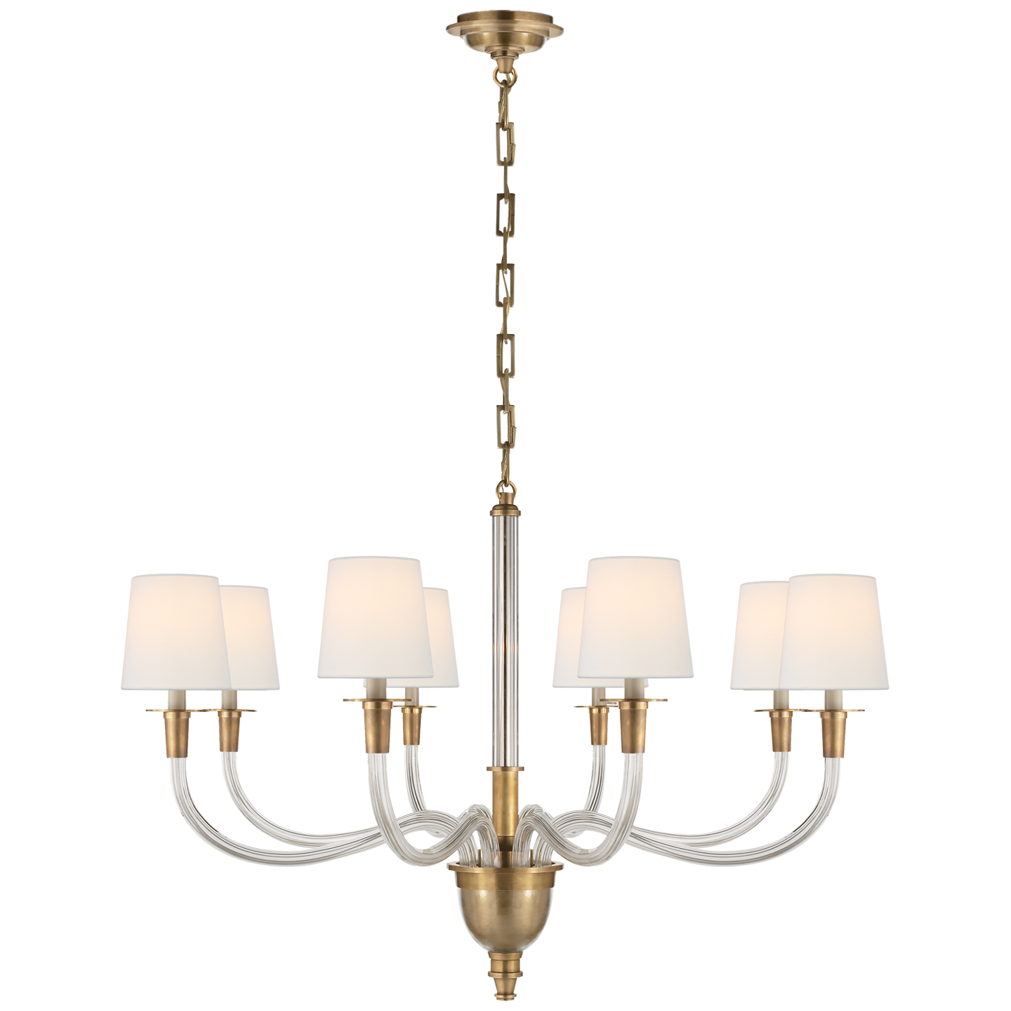 Vivian Large One-Tier Chandelier - TOB5032 | Visual Comfort