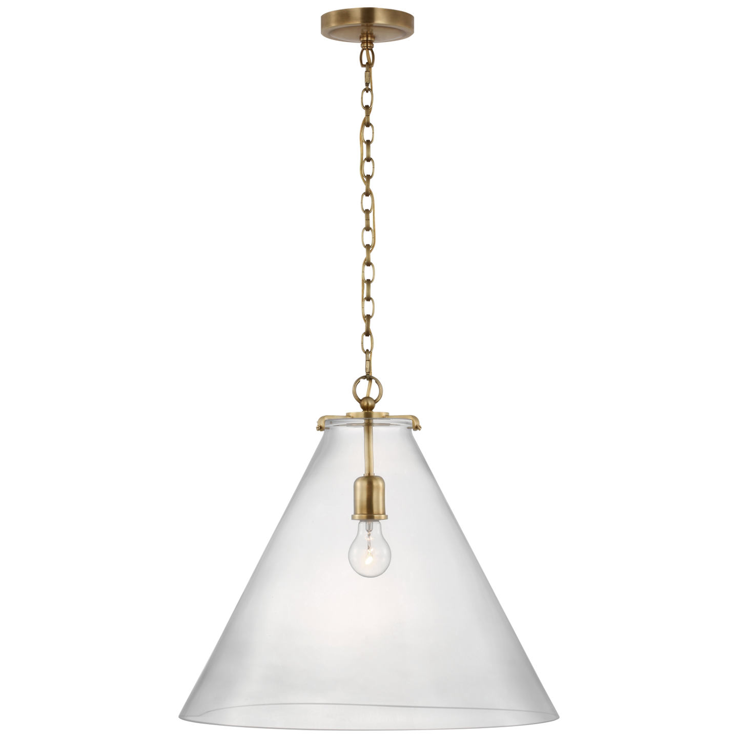 Katie Large Conical Pendant - TOB52276 | Visual Comfort