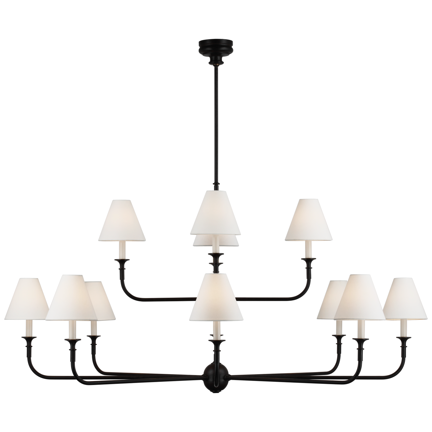 Piaf Grande Two-Tier Chandelier