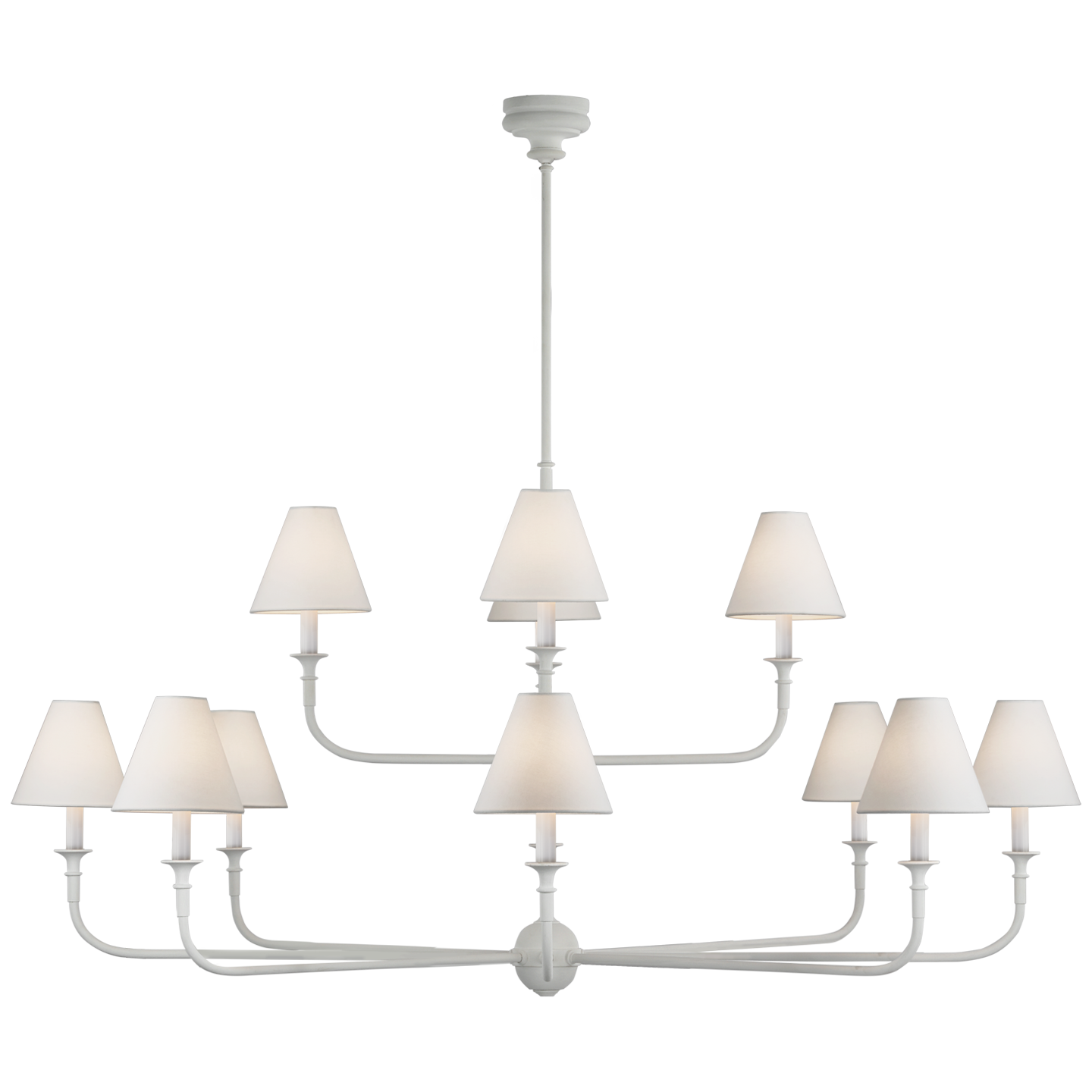 Piaf Grande TwoTier Chandelier TOB5453 Visual Comfort