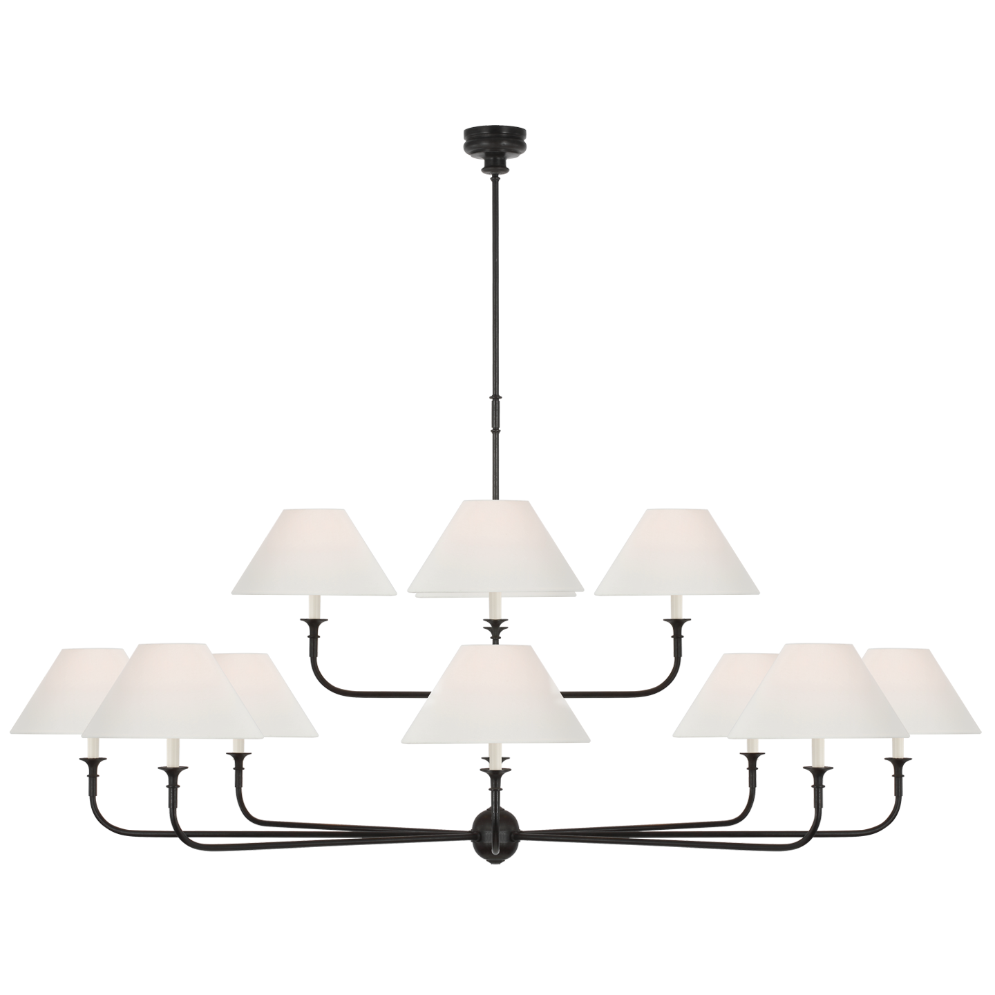 Piaf Oversized Two Tier Chandelier TOB5458 Visual Comfort