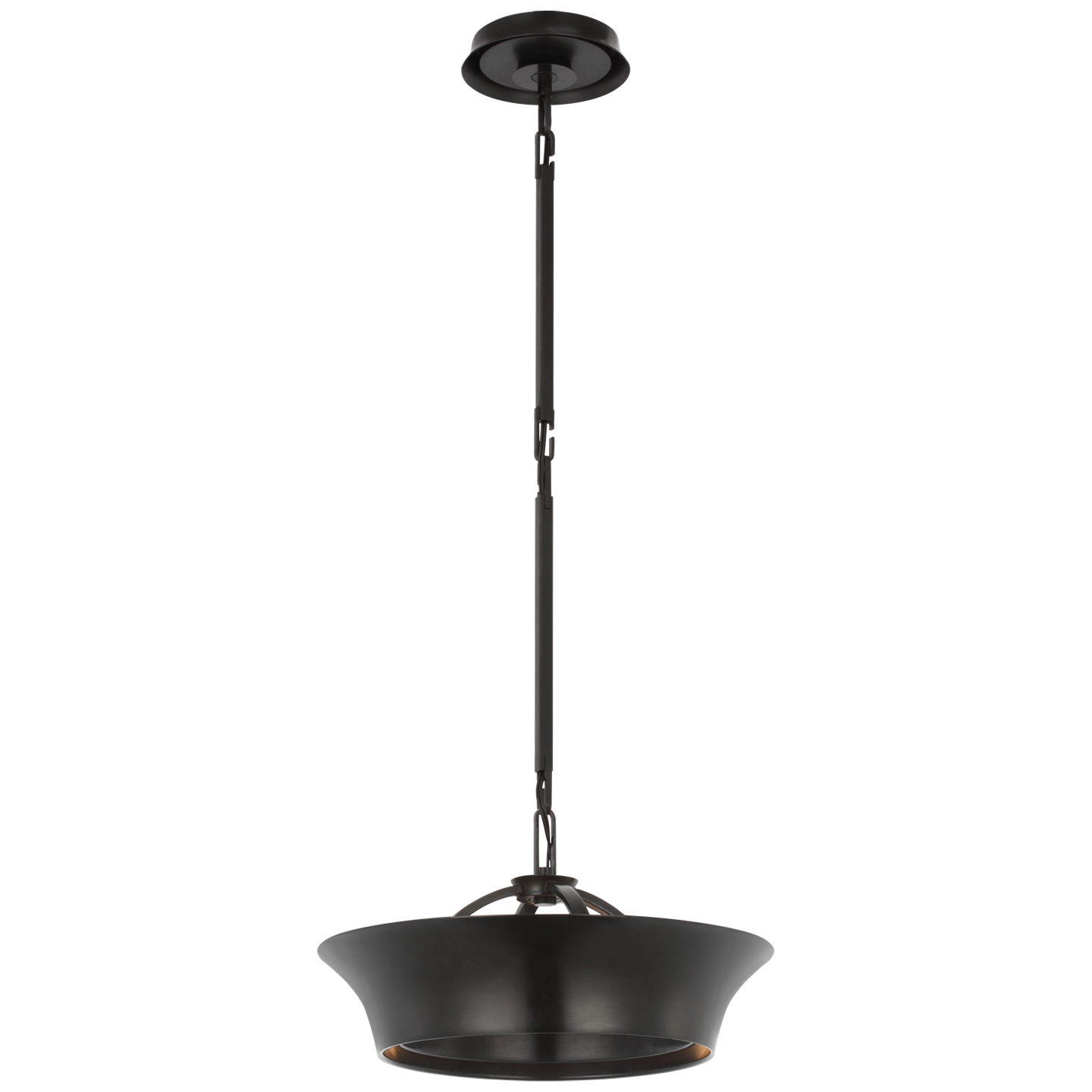 Garland 15" Dual Lit Ring Chandelier in Aged Iron