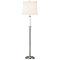 Capri Floor Lamp Polished Nickel Bulbs Inc