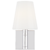 Beckham Classic Square Sconce Polished Nickel