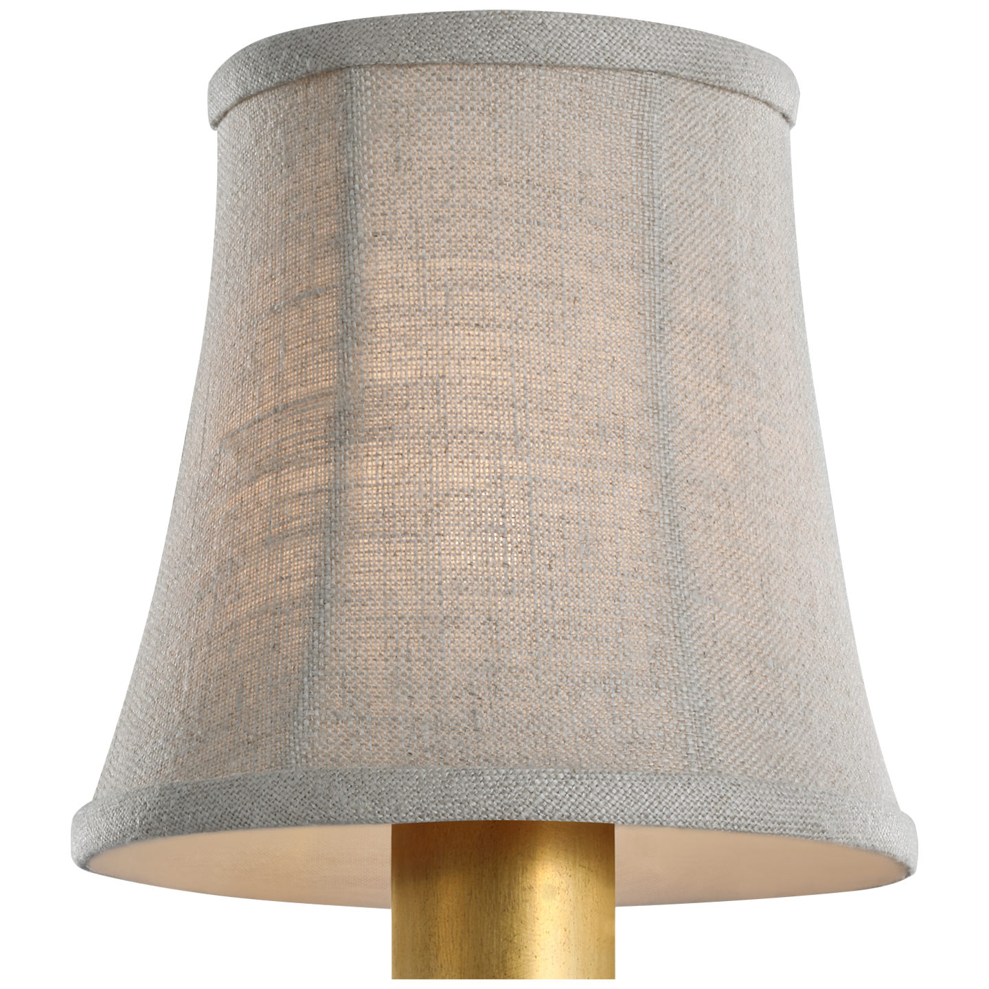 4" Natural Linen Soft Empire Shade