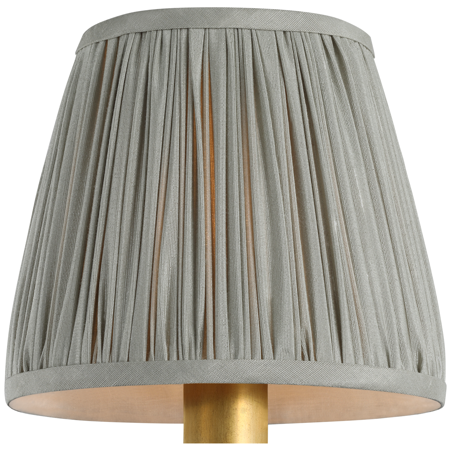 6" Pleated Mist Silk Shade