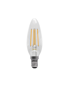 4W SES E14 CLEAR LED FILAMENT CANDLE DIMMABLE 2700K