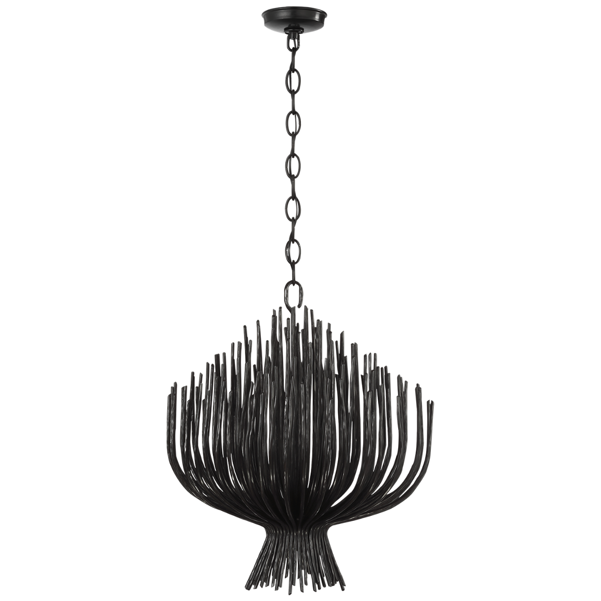 Astra 24" Sculpted Chandelier in Aged Iron