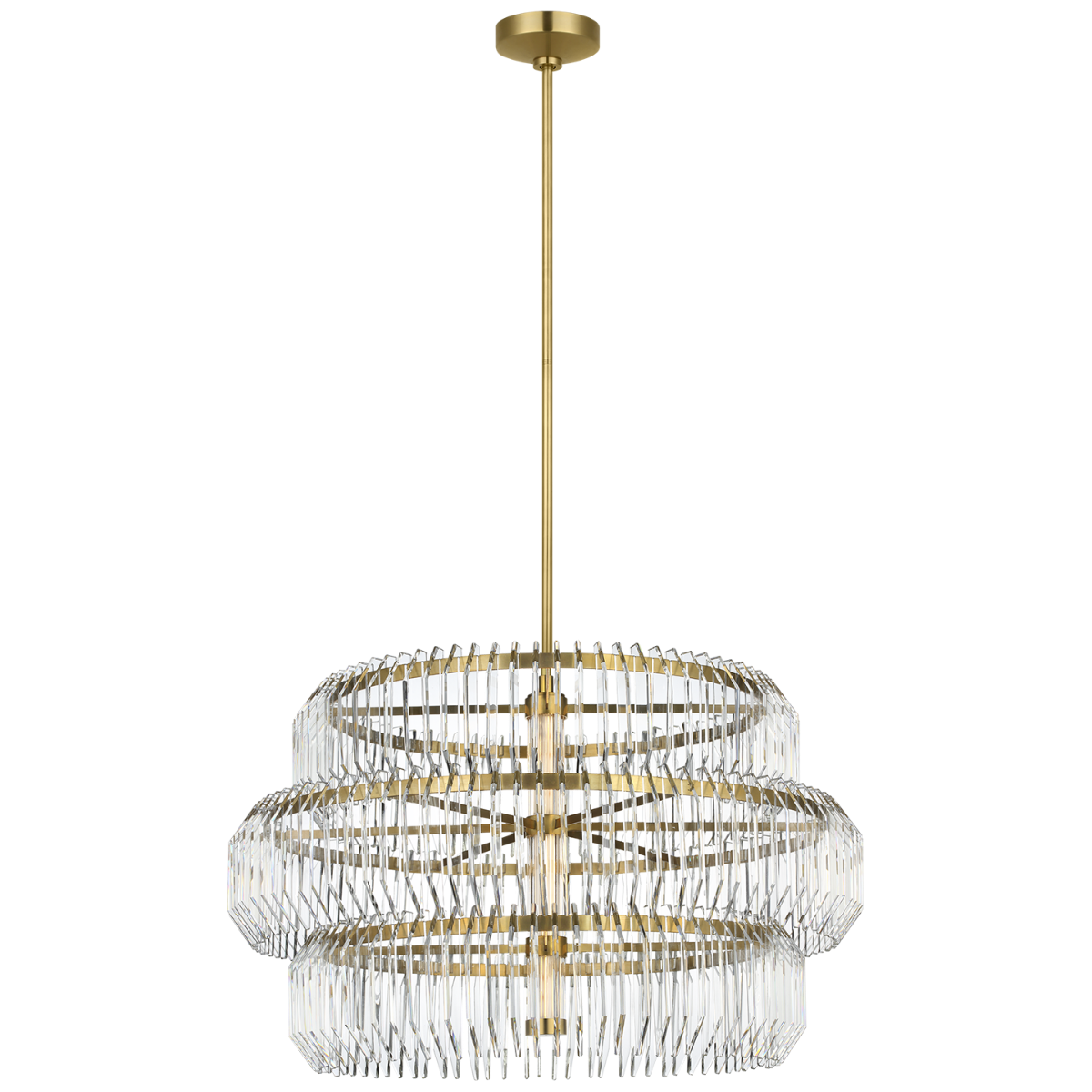 Killarney 32" Layered Drum Chandelier