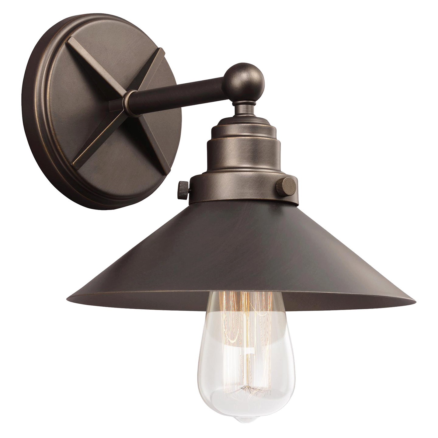 Hooper 1 - Light Sconce Antique Bronze