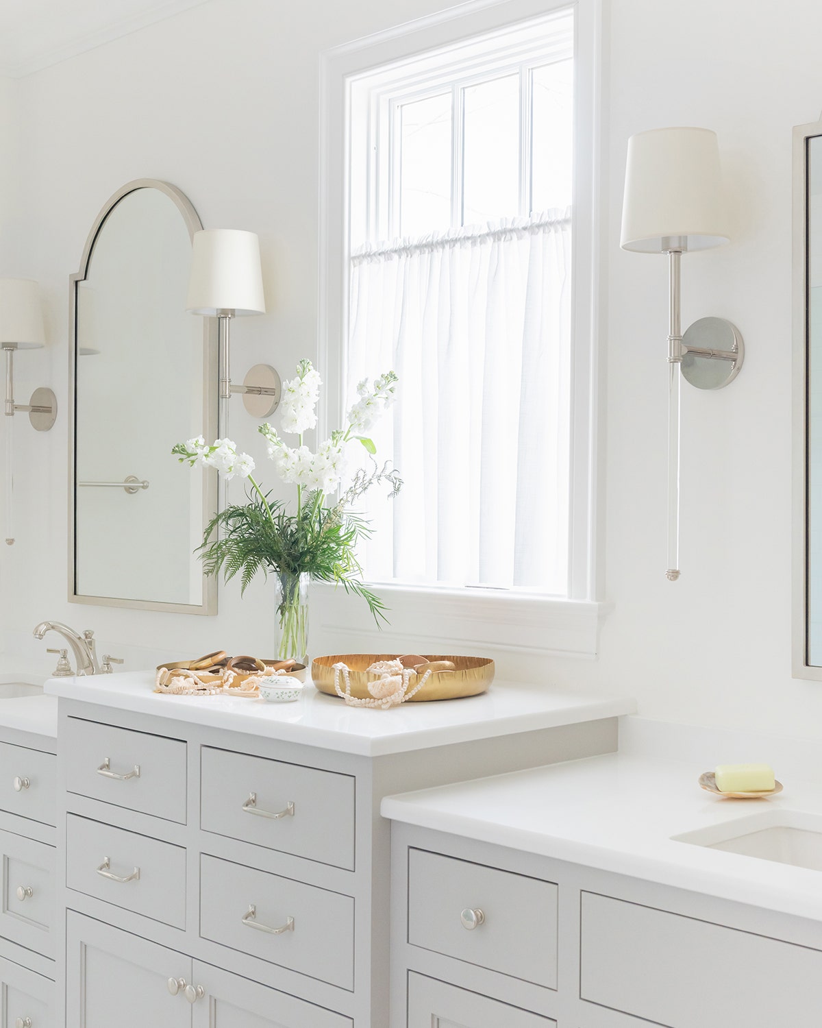 Camille Large Tail Sconce by Suzanne Kasler