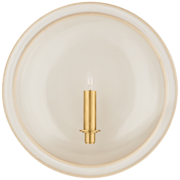 Leeds Large Round Sconce by Christopher Spitzmiller