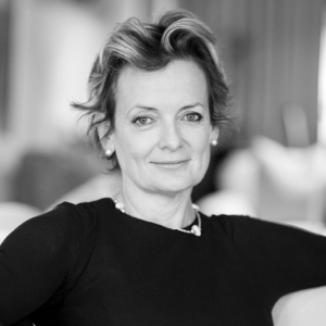 Alexandra Champalimaud with a ponytail