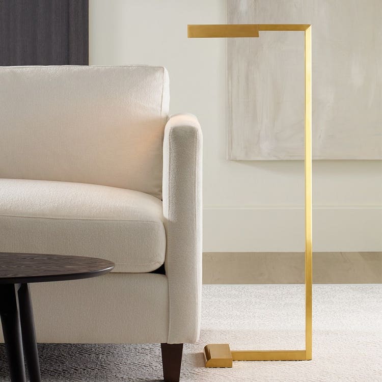 a white chair and a table