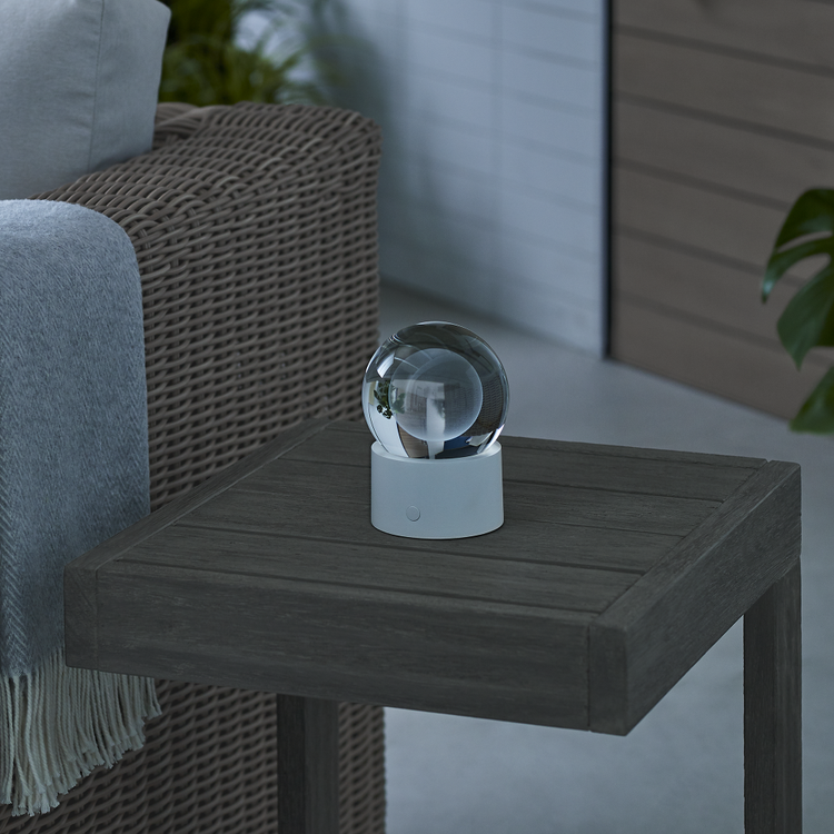 Slightly Below - In Use - Light Off - Dusk