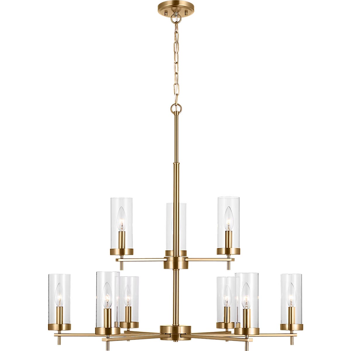 Zire Nine Light Chandelier - 3190309 | Visual Comfort