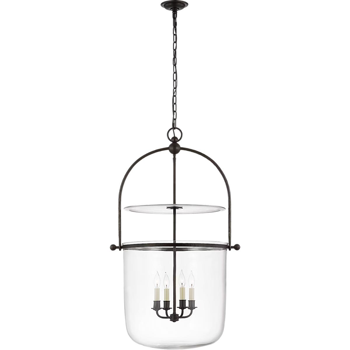 Lorford Large Smoke Bell Lantern - CHC2271 | Visual Comfort
