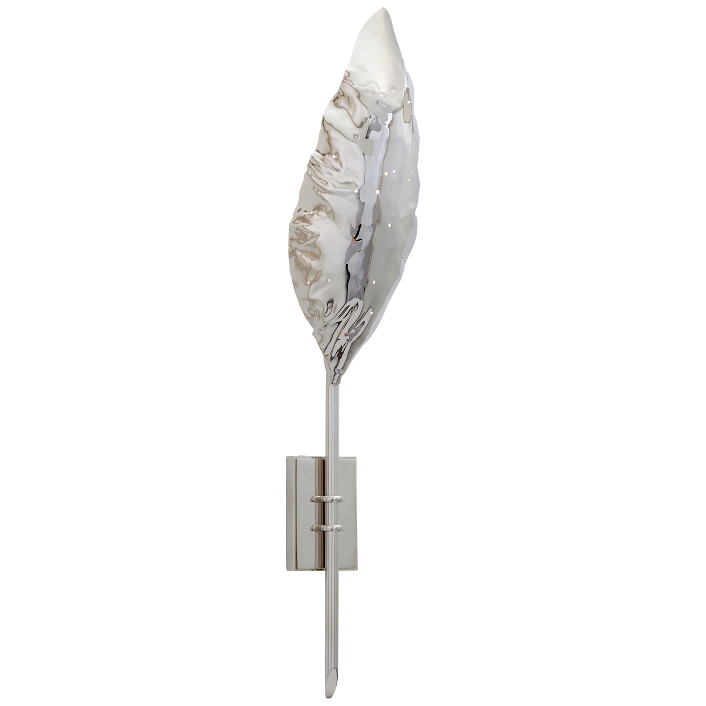 Visual Comfort Dumaine Pierced Leaf Sconce - Thumbnail 5