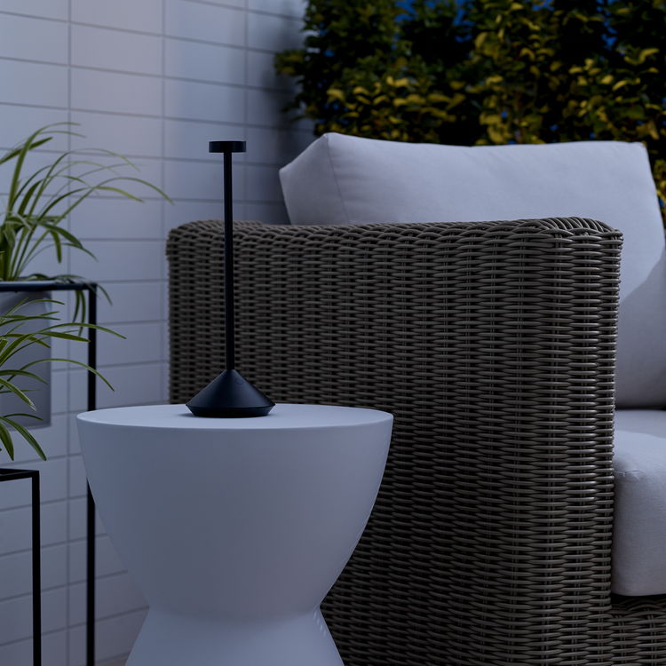 Straight On - In Use - Light Off - Dusk