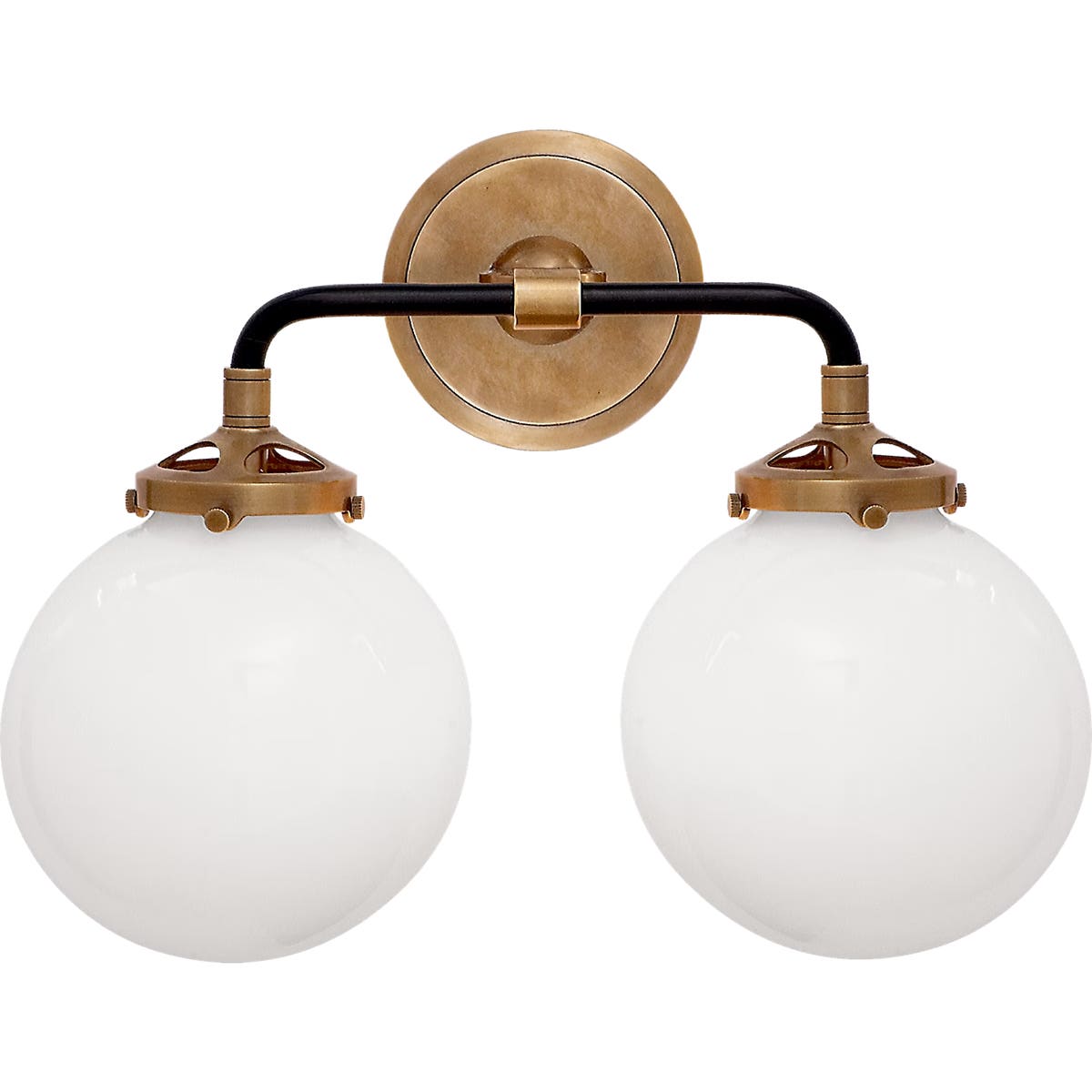 Bistro Double Light Curved Sconce - S2026 | Visual Comfort