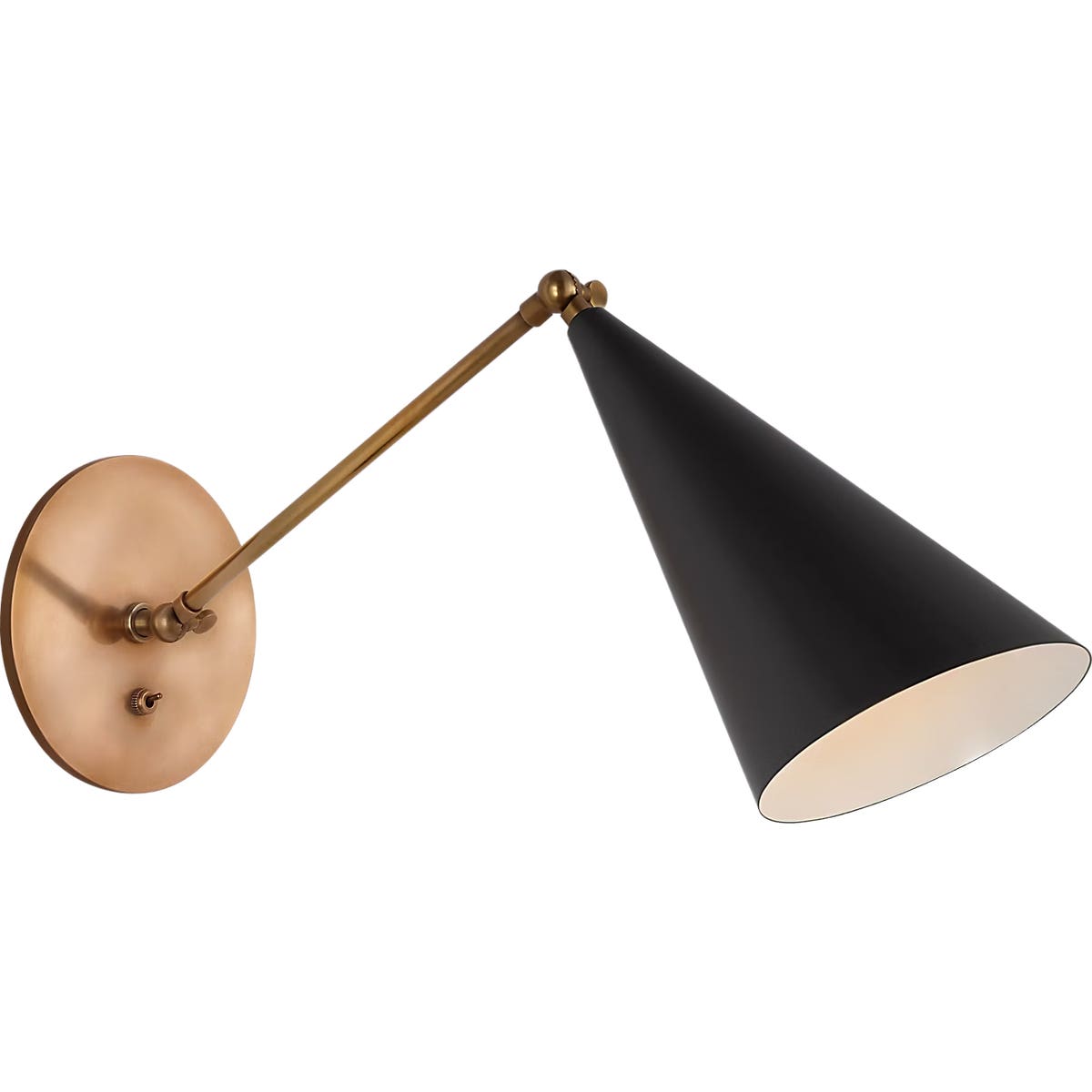 Clemente Single Arm Library Sconce - ARN2025 | Visual Comfort