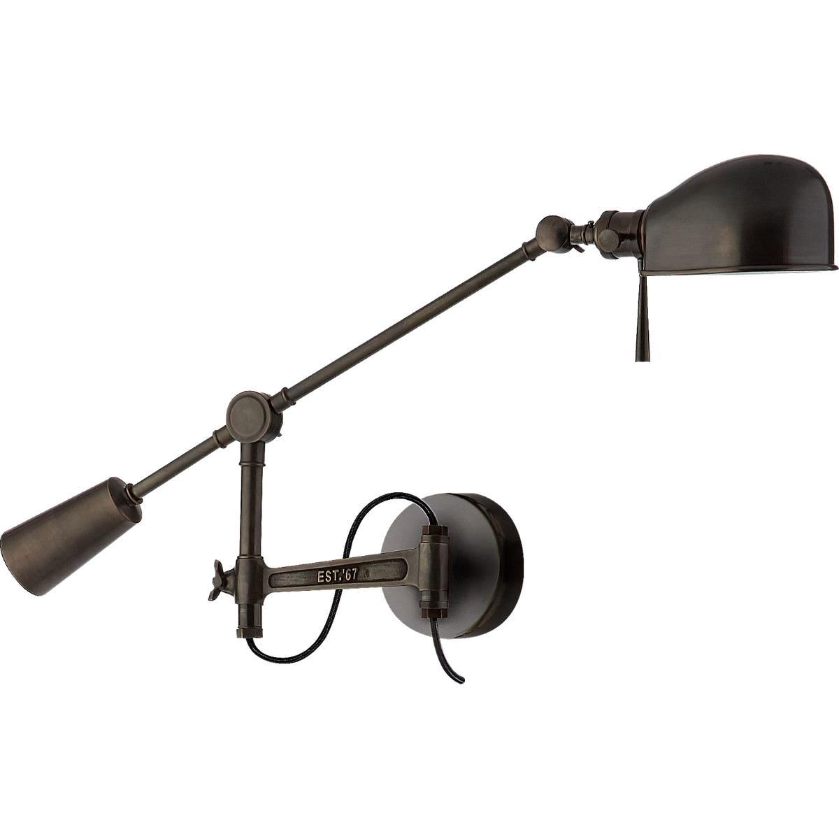 Rl Boom RL '67 Boom Arm Wall Lamp - RL14029 | Visual Comfort