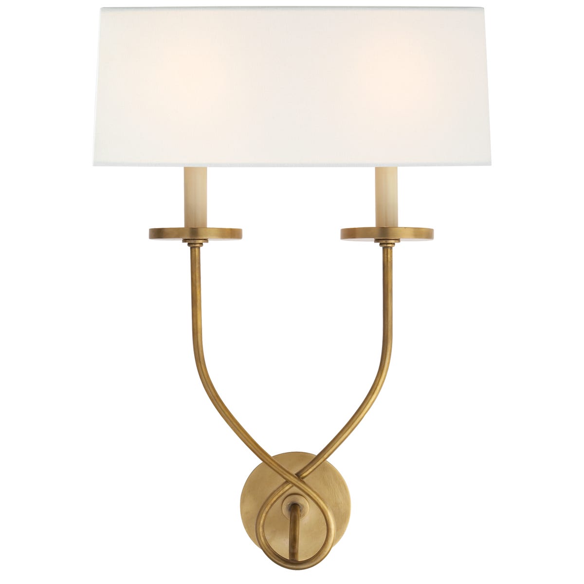Symmetric Twist Double Sconce (Open Box) - CHD1612-OB | Visual Comfort