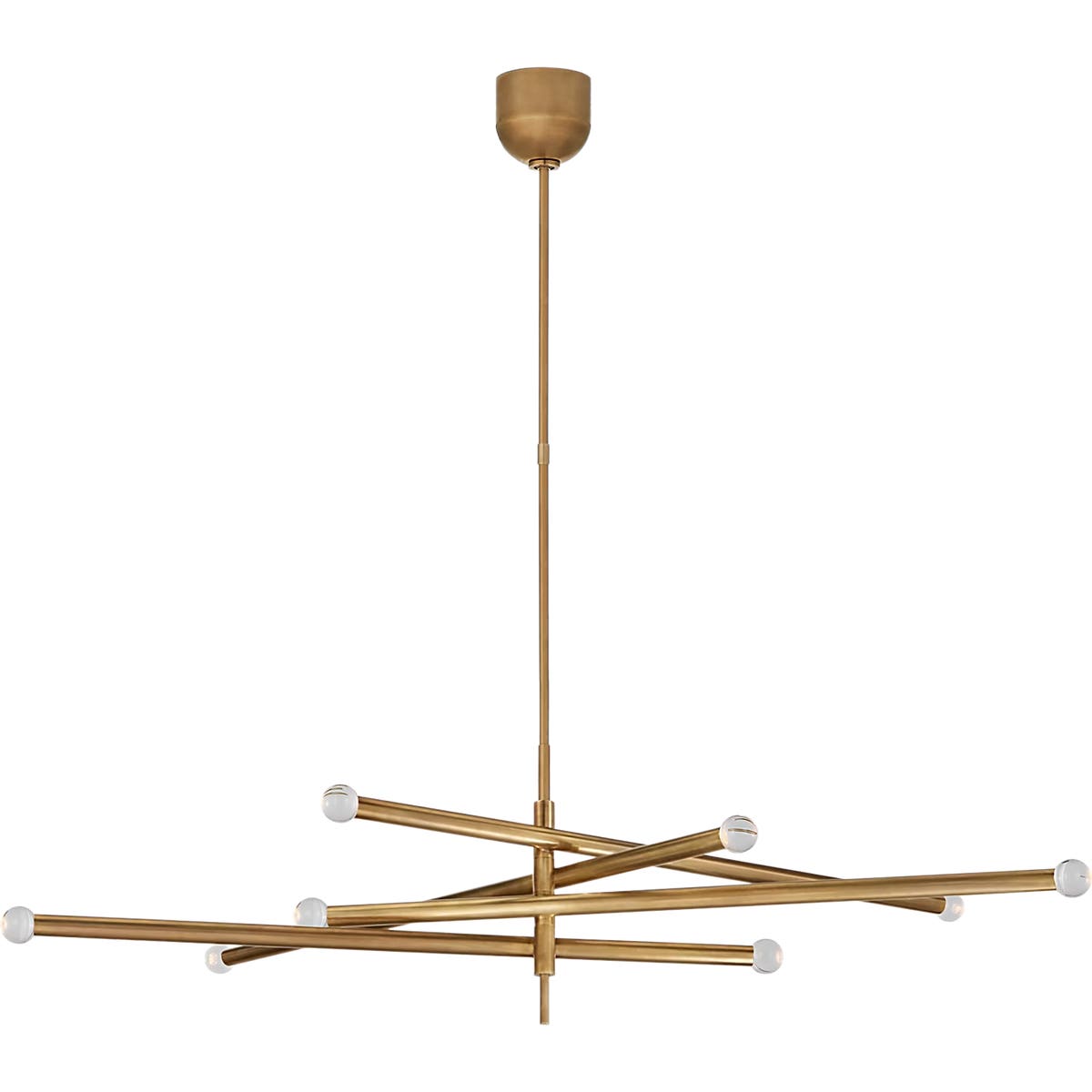 Rousseau Grande Eight Light Articulating Chandelier - KW5589