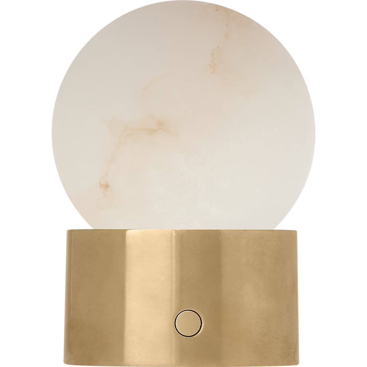 Mina Alabaster Accent Rechargeable Table Lamp - SLTB530 | Visual