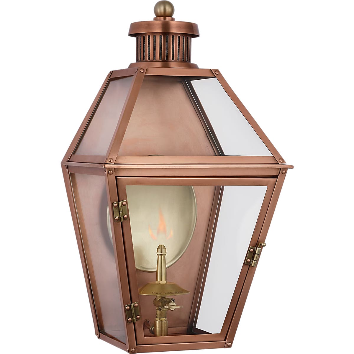 Stratford Small 3/4 Gas Wall Lantern - CHO2450 | Visual Comfort