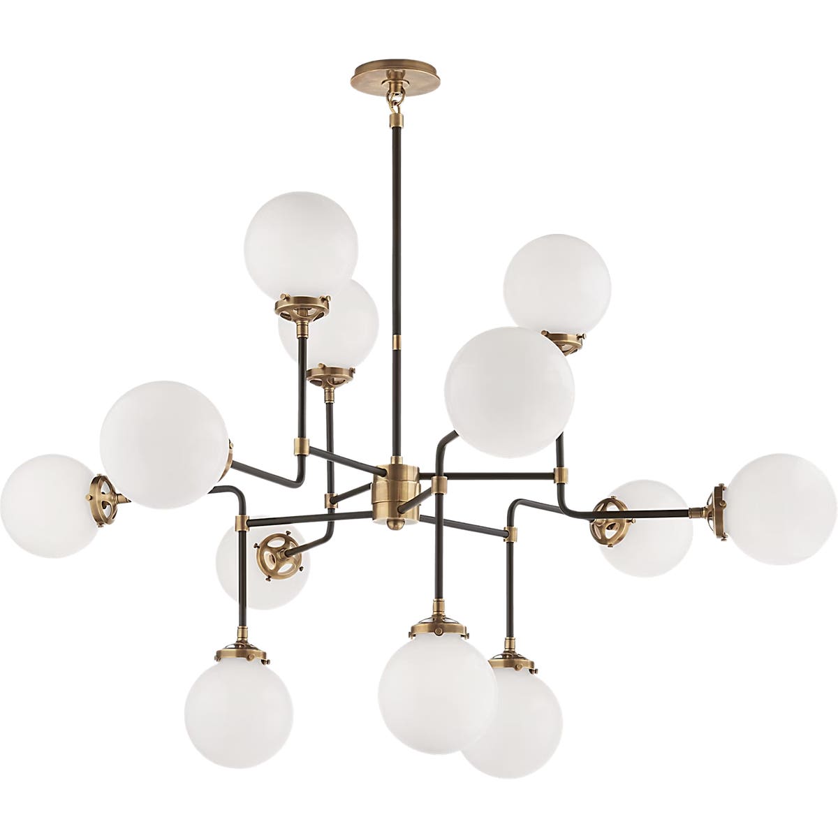 Bistro Medium Chandelier - S5022 | Visual Comfort