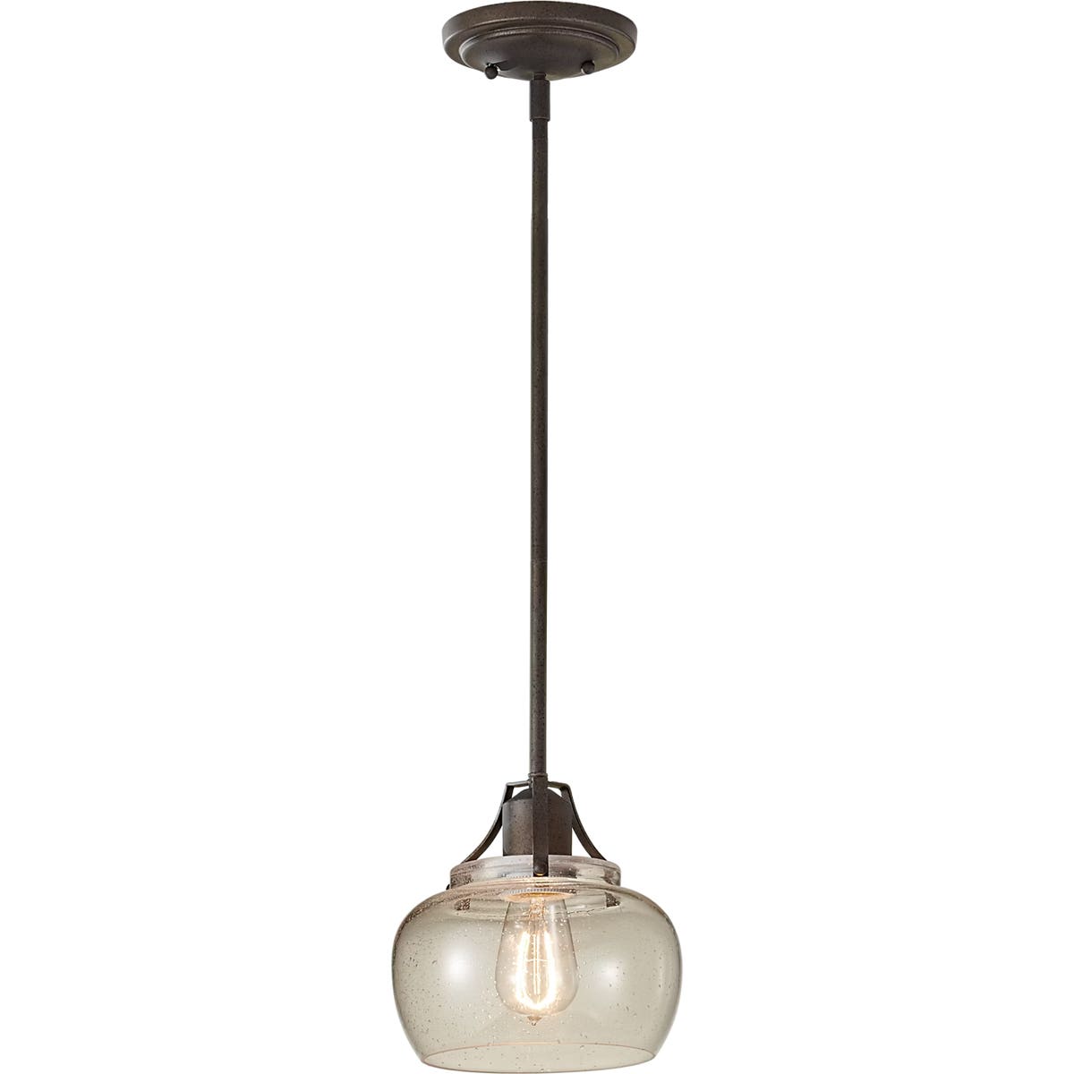 Urban Renewal One Light Round Glass Pendant - P1234 | Visual Comfort