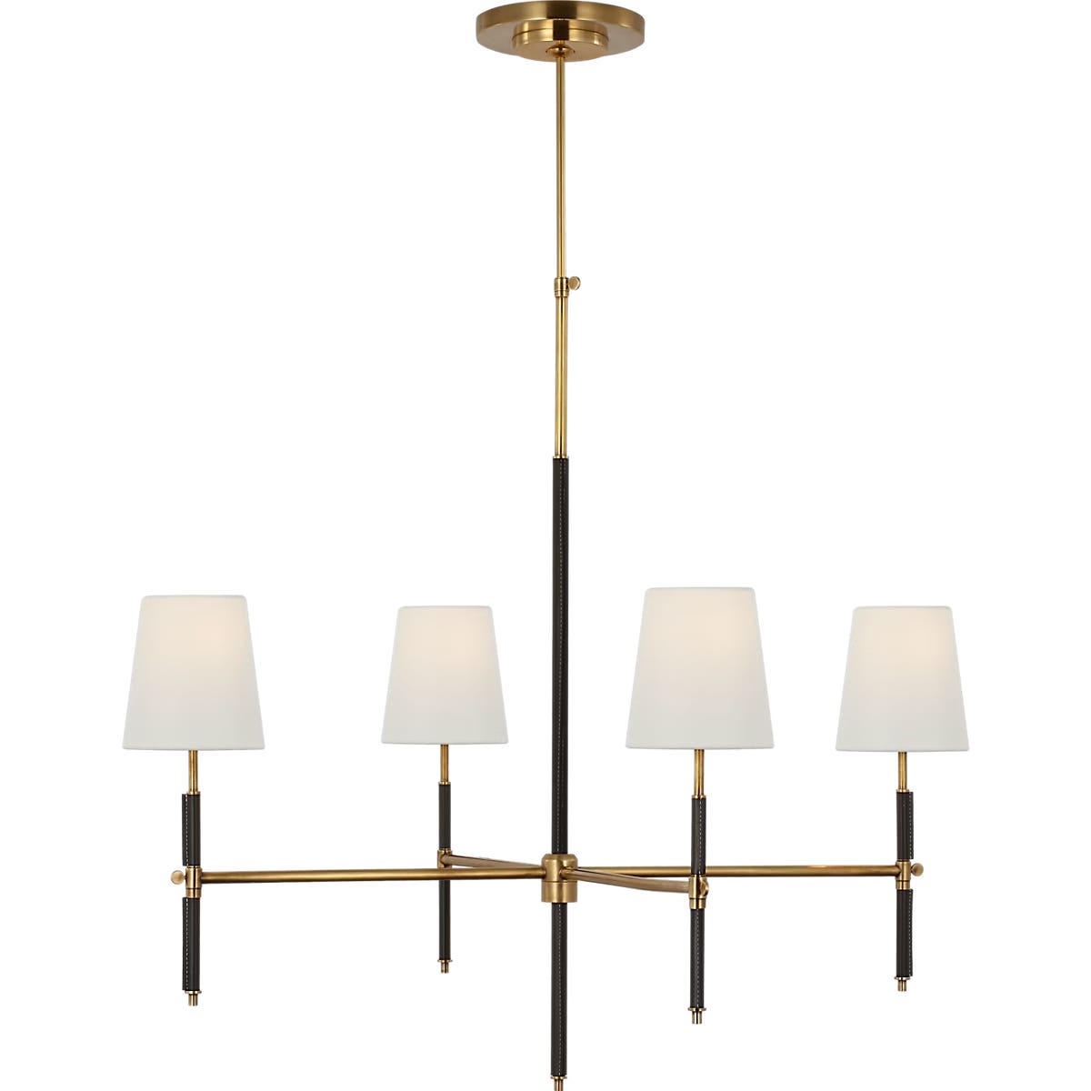 高品質 フローライトBIGお皿♡♡No.2910 Bryant Large Wrapped Chandelier - TOB5582 | Visual Comfort