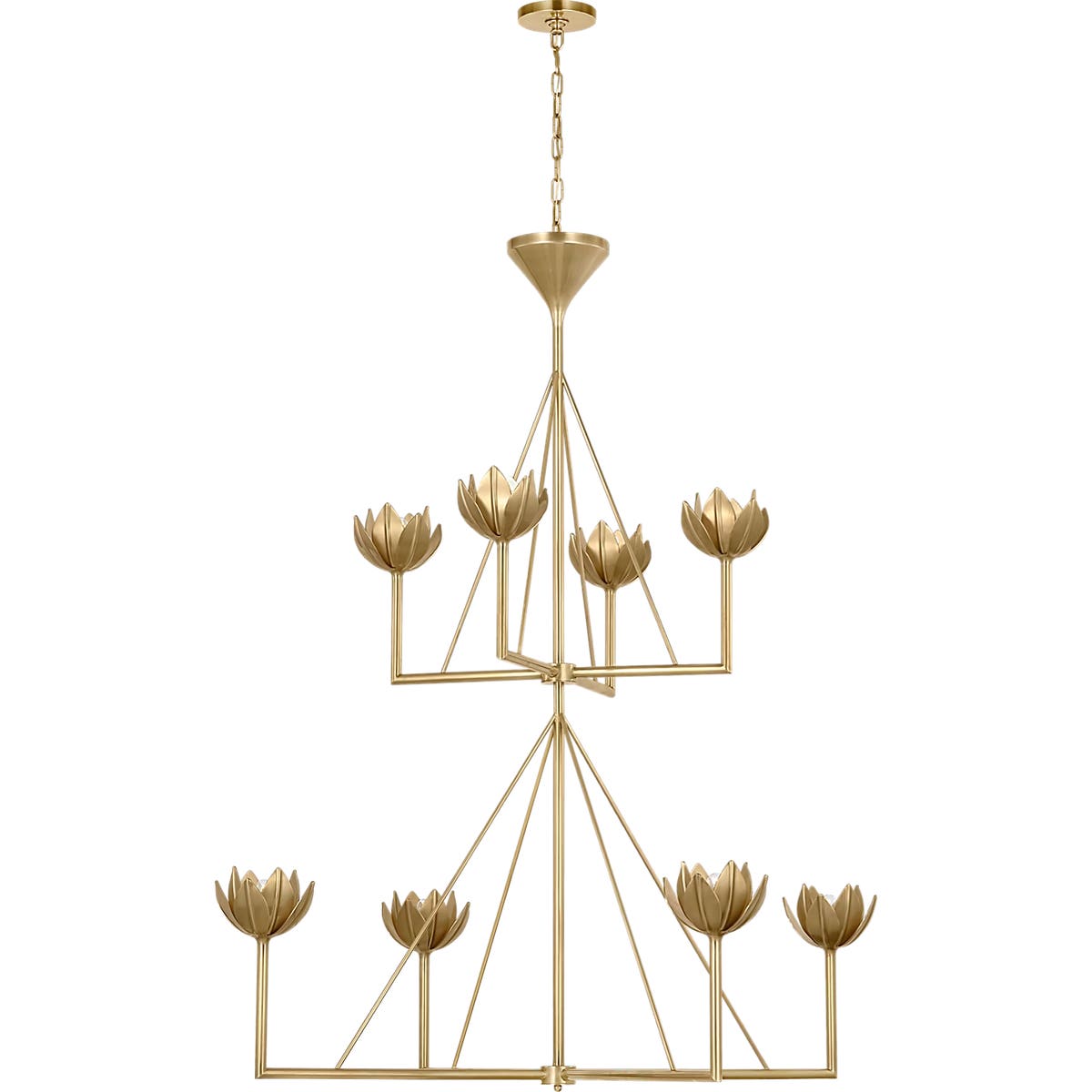 Alberto Large Two Tier Chandelier - JN5006 | Visual Comfort