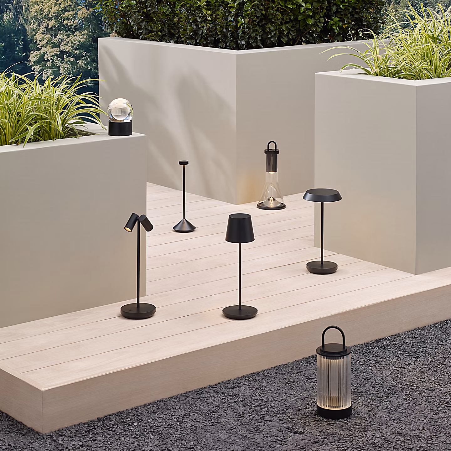 Modern Rechargeables_Group_Shot_ON_MedLightLevel_NonTextureWall.tif