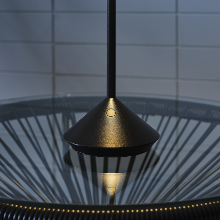 In Use - Detail 1 - Three Quarter View - Light On - Dusk