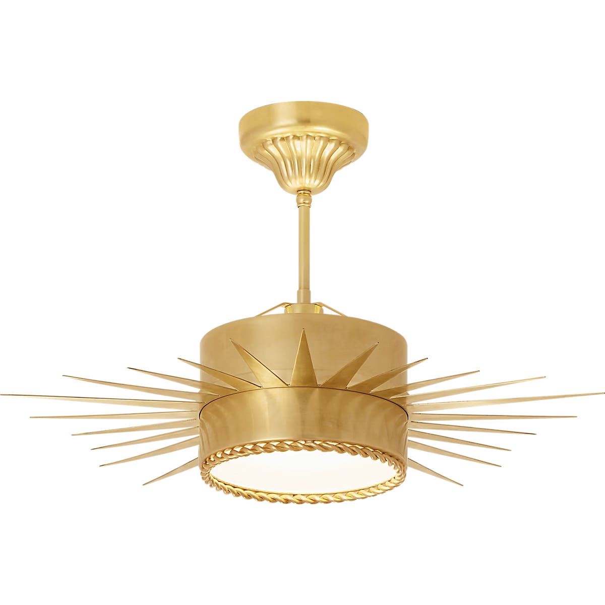 Soleil Medium Semi-Flush - SK5201 | Visual Comfort