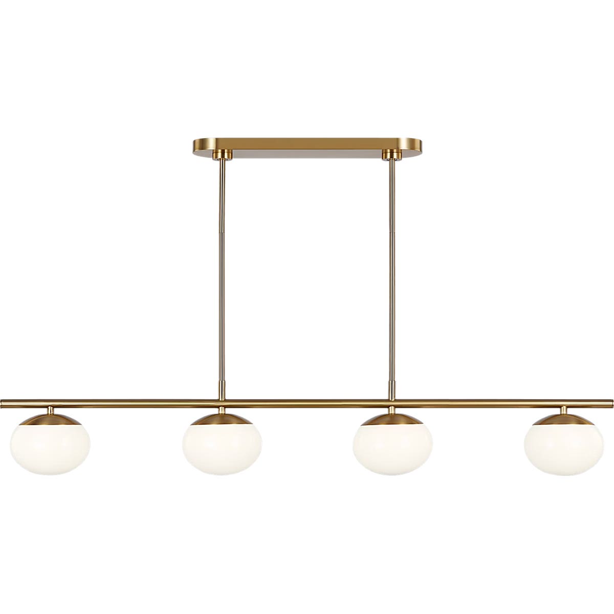 Lune Large Linear Chandelier - EC1276 | Visual Comfort
