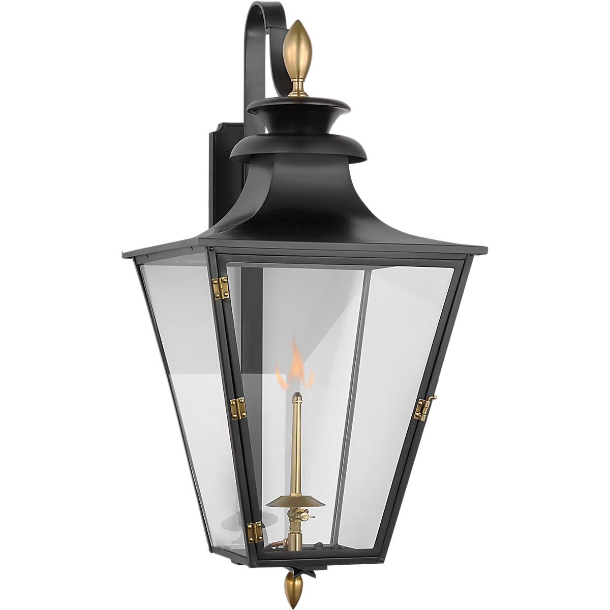 Albermarle Medium Bracketed Gas Wall Lantern - CHO2436 | Visual